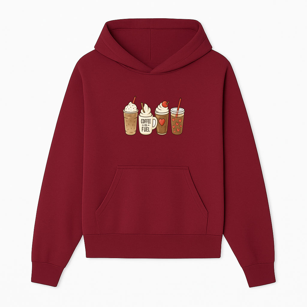 Coffee Lovers Drink Illustration Wall Art - Cute Coffee Fuel Theme Decor for Kitchen, Cafe, or Coffee Shop - Hoodie 1758250111029.jpg