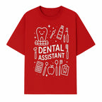 Dental Assistant Graphic Tee - Cute Tooth, Tools & Calculator Design, Perfect Gift for Dental Professionals & Students - T-shirt 1758250111389.jpg