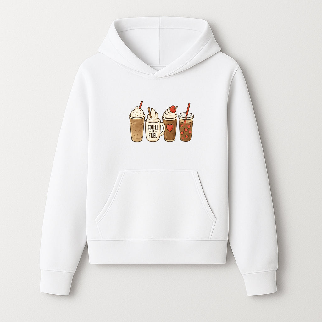 Coffee Lovers Drink Illustration Wall Art - Cute Coffee Fuel Theme Decor for Kitchen, Cafe, or Coffee Shop - Hoodie 1758250111647.jpg