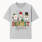Cute Christmas Dentist Squad T-Shirt with Snowflakes, Toothy Characters, Penguin & Holiday Themes for Dental Professionals and Fans - T-shirt 1758250111660.jpg