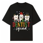 Cute Christmas Dentist Squad T-Shirt with Snowflakes, Toothy Characters, Penguin & Holiday Themes for Dental Professionals and Fans - T-shirt 1758250111817.jpg