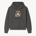 Cute Halloween Pet Characters in Spiderweb - Trick or Teeth Design for Kids' Apparel and Decor - Hoodie 1758250111830.jpg