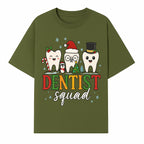Cute Christmas Dentist Squad T-Shirt with Snowflakes, Toothy Characters, Penguin & Holiday Themes for Dental Professionals and Fans - T-shirt 1758250112136.jpg