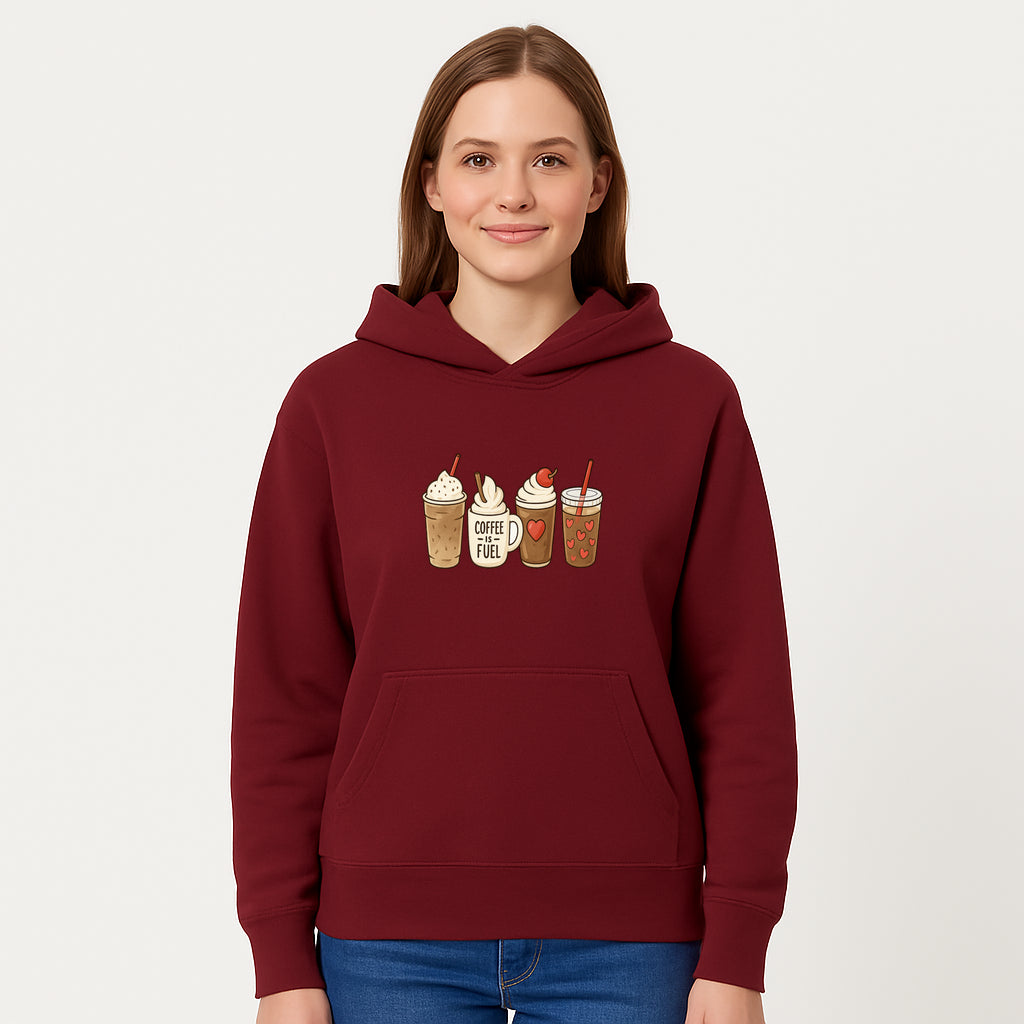 Coffee Lovers Drink Illustration Wall Art - Cute Coffee Fuel Theme Decor for Kitchen, Cafe, or Coffee Shop - Hoodie 1758250112920.jpg