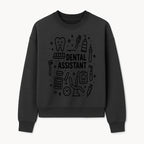 Dental Assistant Graphic Design Print - Tooth, Tools, and Equipment Theme for Dentists and Dental Professionals - Sweatshirt 1758250113035.jpg