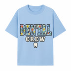 Dental Crew Floral Design Sticker - Cute Dentist Team D cor, Tooth Graphic, Fun Dental Office Accessory, Gift for Dental Professionals - T-shirt 1758250113269.jpg