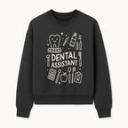 Dental Assistant Graphic Tee - Cute Tooth, Tools & Calculator Design, Perfect Gift for Dental Professionals & Students - Sweatshirt 1758250113415.jpg