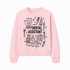 Dental Assistant Graphic Design Print - Tooth, Tools, and Equipment Theme for Dentists and Dental Professionals - Sweatshirt 1758250113626.jpg