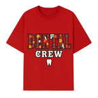 Dental Crew Floral Design Sticker - Cute Dentist Team D cor, Tooth Graphic, Fun Dental Office Accessory, Gift for Dental Professionals - T-shirt 1758250113924.jpg