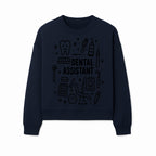 Dental Assistant Graphic Design Print - Tooth, Tools, and Equipment Theme for Dentists and Dental Professionals - Sweatshirt 1758250113927.jpg
