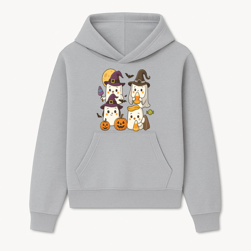 Cute Halloween Ghost Stickers Set - Adorable Spooky Characters with Pumpkins, Candy, and Witch Hats for Kids' Decorations and Crafts - Hoodie 1758250114127.jpg