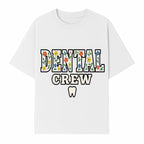 Dental Crew Floral Design Sticker - Cute Dentist Team D cor, Tooth Graphic, Fun Dental Office Accessory, Gift for Dental Professionals - T-shirt 1758250114241.jpg