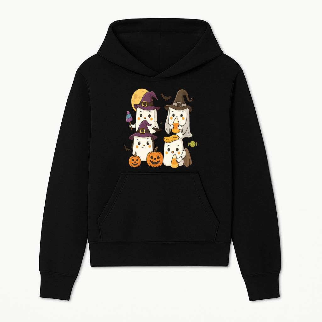 Cute Halloween Ghost Stickers Set - Adorable Spooky Characters with Pumpkins, Candy, and Witch Hats for Kids' Decorations and Crafts - Hoodie 1758250114274.jpg