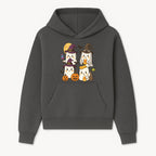 Cute Halloween Ghost Stickers Set - Adorable Spooky Characters with Pumpkins, Candy, and Witch Hats for Kids' Decorations and Crafts - Hoodie 1758250114404.jpg