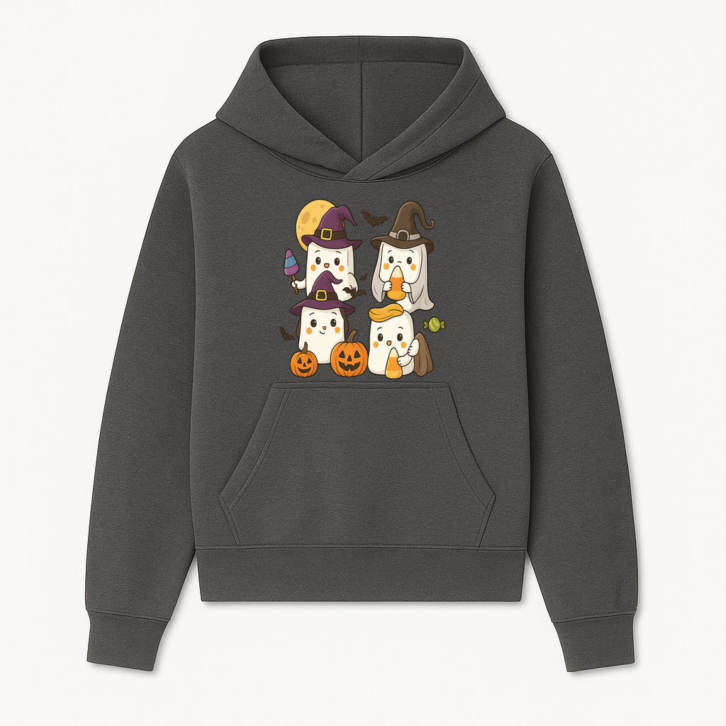 Cute Halloween Ghost Stickers Set - Adorable Spooky Characters with Pumpkins, Candy, and Witch Hats for Kids' Decorations and Crafts - Hoodie 1758250114404.jpg
