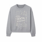 Dental Assistant Graphic Tee - Cute Tooth, Tools & Calculator Design, Perfect Gift for Dental Professionals & Students - Sweatshirt 1758250114653.jpg