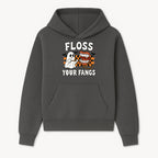 Halloween Ghost Dental Care T-Shirt - Floss Your Fangs Funny Costume Tee for Kids and Adults - Hoodie 1758250114703.jpg