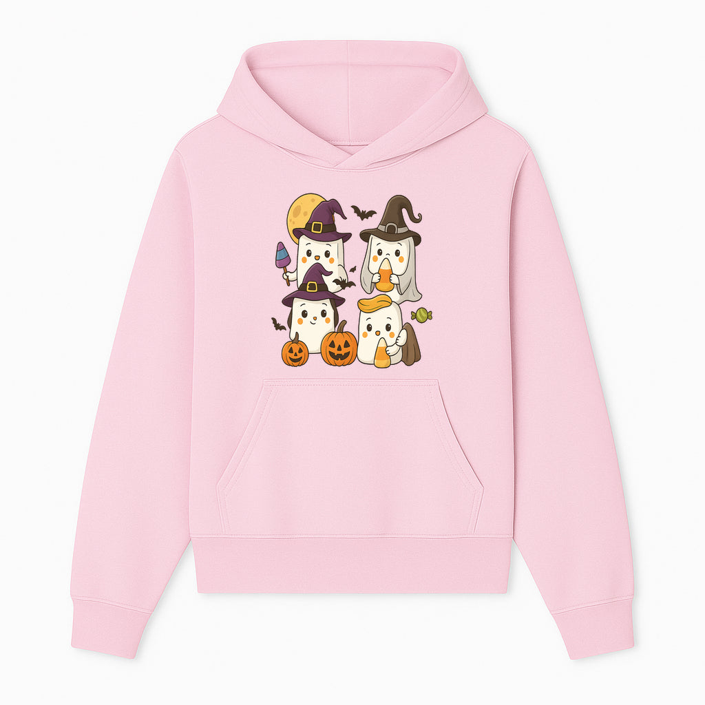 Cute Halloween Ghost Stickers Set - Adorable Spooky Characters with Pumpkins, Candy, and Witch Hats for Kids' Decorations and Crafts - Hoodie 1758250114998.jpg