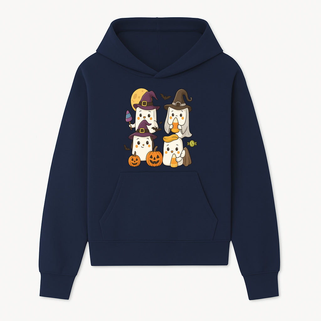 Cute Halloween Ghost Stickers Set - Adorable Spooky Characters with Pumpkins, Candy, and Witch Hats for Kids' Decorations and Crafts - Hoodie 1758250115287.jpg