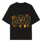 Halloween Themed BAM Decor with Pumpkin, Tooth, and Spooky Icons - Perfect for Parties and Festive Decorations - T-shirt 1758250115335.jpg