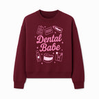 Dental Babe Neon Sign - Cute Dental Care Decor, Toothbrush, Toothpaste, Smile Art, Girly Dentist Gift, Fun Wall Art for Office or Home - Sweatshirt 1758250115451.jpg