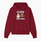 Halloween Ghost Dental Care T-Shirt - Floss Your Fangs Funny Costume Tee for Kids and Adults - Hoodie 1758250115520.jpg