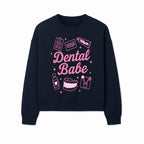 Dental Babe Neon Sign - Cute Dental Care Decor, Toothbrush, Toothpaste, Smile Art, Girly Dentist Gift, Fun Wall Art for Office or Home - Sweatshirt 1758250115614.jpg