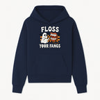 Halloween Ghost Dental Care T-Shirt - Floss Your Fangs Funny Costume Tee for Kids and Adults - Hoodie 1758250115667.jpg
