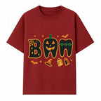 Halloween Themed BAM Decor with Pumpkin, Tooth, and Spooky Icons - Perfect for Parties and Festive Decorations - T-shirt 1758250116281.jpg