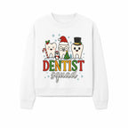 Cute Christmas Dentist Squad T-Shirt with Snowflakes, Toothy Characters, Penguin & Holiday Themes for Dental Professionals and Fans - Sweatshirt 1758250116472.jpg