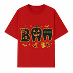 Halloween Themed BAM Decor with Pumpkin, Tooth, and Spooky Icons - Perfect for Parties and Festive Decorations - T-shirt 1758250116607.jpg