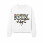 Dental Crew Floral Design Sticker - Cute Dentist Team D cor, Tooth Graphic, Fun Dental Office Accessory, Gift for Dental Professionals - Sweatshirt 1758250117495.jpg