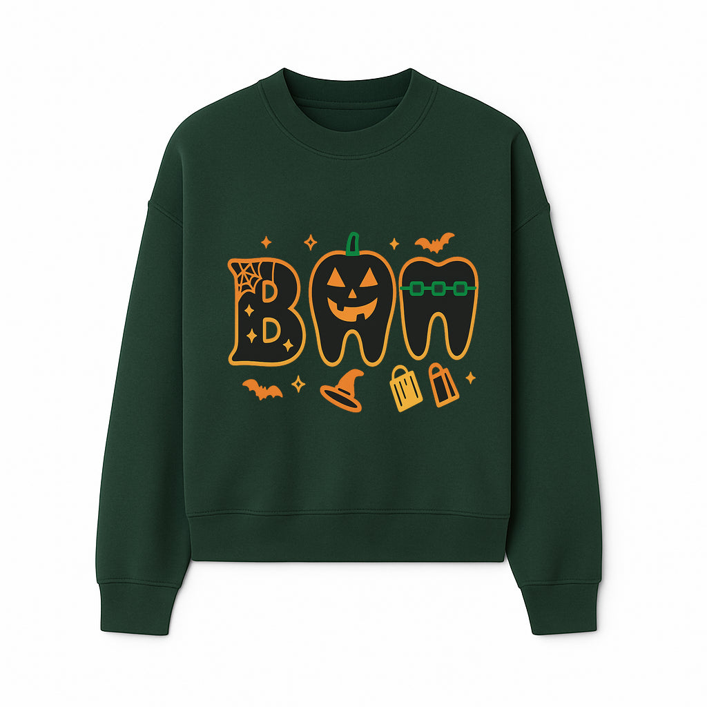 Halloween Themed BAM Decor with Pumpkin, Tooth, and Spooky Icons - Perfect for Parties and Festive Decorations - Sweatshirt 1758250118802.jpg