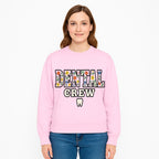 Dental Crew Floral Design Sticker - Cute Dentist Team D cor, Tooth Graphic, Fun Dental Office Accessory, Gift for Dental Professionals - Sweatshirt 1758250118840.jpg