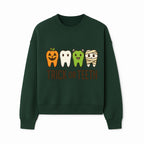 Cute Halloween Trick or Teeth Shirt with Pumpkin & Tooth Characters, Fun Kids' Costume Tee for Spooky Season - Sweatshirt 1758250119323.jpg