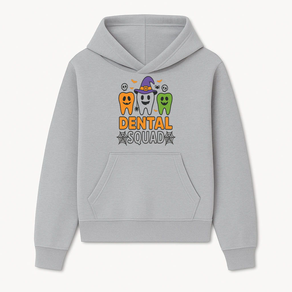 Halloween Dental Squad T-Shirt, Cute Pumpkin Tooth Graphic Tee, Spooky Dentist Apparel for Kids and Adults, Fun Dental Halloween Design - Hoodie 1758250119809.jpg