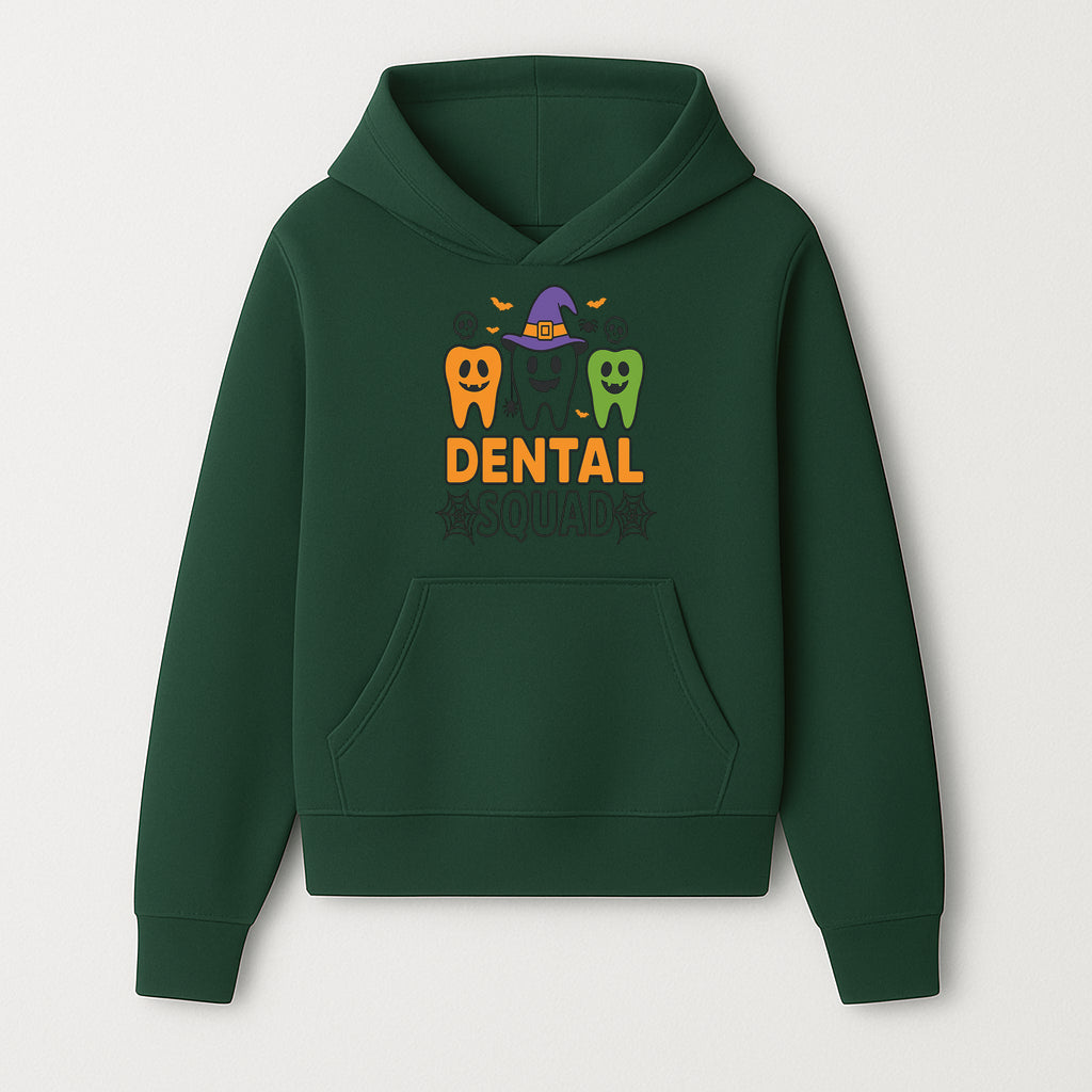 Halloween Dental Squad T-Shirt, Cute Pumpkin Tooth Graphic Tee, Spooky Dentist Apparel for Kids and Adults, Fun Dental Halloween Design - Hoodie 1758250120224.jpg