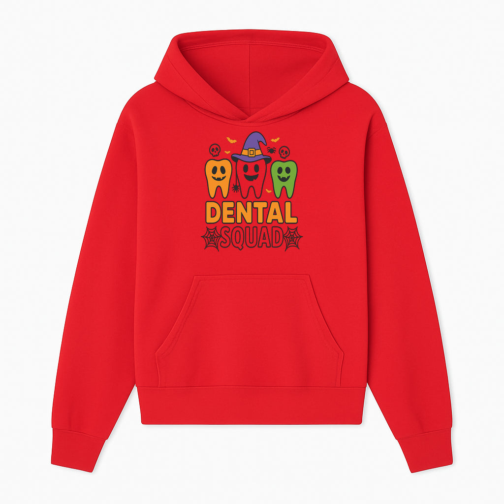 Halloween Dental Squad T-Shirt, Cute Pumpkin Tooth Graphic Tee, Spooky Dentist Apparel for Kids and Adults, Fun Dental Halloween Design - Hoodie 1758250121110.jpg
