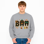 Halloween Themed BAM Decor with Pumpkin, Tooth, and Spooky Icons - Perfect for Parties and Festive Decorations - Sweatshirt 1758250121152.jpg