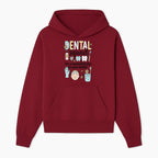 Dental Squad Fun Art Print - Cute Tooth & Dentist Design, Positive Dental Hygiene Quote for Kids' Room or Office Decor - Hoodie 1758250121582.jpg
