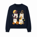 Cute Halloween Ghost Stickers Set - Adorable Spooky Characters with Pumpkins, Candy, and Witch Hats for Kids' Decorations and Crafts - Sweatshirt 1758250121657.jpg