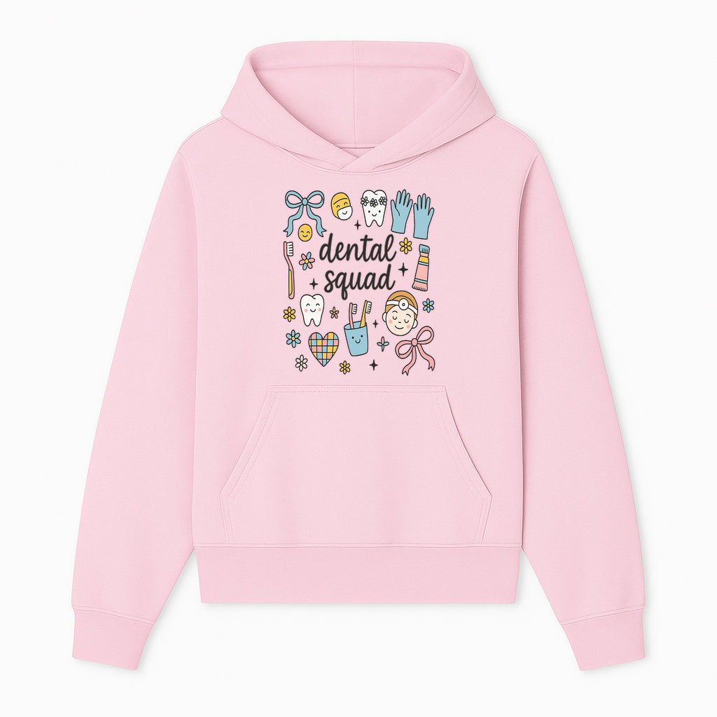 Dental Squad Cute Tooth-Themed Art Print, Kids Dentistry Decor, Fun Dental Hygiene Illustrations, Children's Room Wall Art - Hoodie 1758250122761.jpg
