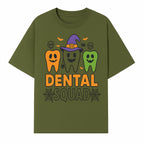 Halloween Dental Squad T-Shirt, Cute Pumpkin Tooth Graphic Tee, Spooky Dentist Apparel for Kids and Adults, Fun Dental Halloween Design - T-shirt 1758250123458.jpg