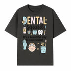 Dental Squad Fun Art Print - Cute Tooth & Dentist Design, Positive Dental Hygiene Quote for Kids' Room or Office Decor - T-shirt 1758250124088.jpg