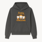 Cute Thanksgiving Cats Decor - Happy Thanksgiving Design with Kittens, Pumpkin, and Pie - Fall Holiday Art for Home Decor and Gifts - Hoodie 1758250124338.jpg
