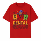 Halloween Dental Squad T-Shirt, Cute Pumpkin Tooth Graphic Tee, Spooky Dentist Apparel for Kids and Adults, Fun Dental Halloween Design - T-shirt 1758250124357.jpg