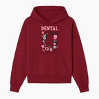 Dental Squad Neon Art Print | Cute Tooth Illustrations | Kids Dental Design | Dental Office Decor | Playful Tooth Brush Graphic - Hoodie 1758250124498.jpg