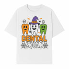 Halloween Dental Squad T-Shirt, Cute Pumpkin Tooth Graphic Tee, Spooky Dentist Apparel for Kids and Adults, Fun Dental Halloween Design - T-shirt 1758250124628.jpg
