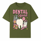 Dental Squad Fun Graphic Tee - Cute Tooth, Bunny, Smiley Faces, Kids' Dental Awareness Shirt, Tooth Fairy Theme - T-shirt 1758250124899.jpg