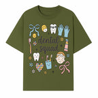 Dental Squad Cute Tooth-Themed Art Print, Kids Dentistry Decor, Fun Dental Hygiene Illustrations, Children's Room Wall Art - T-shirt 1758250125452.jpg